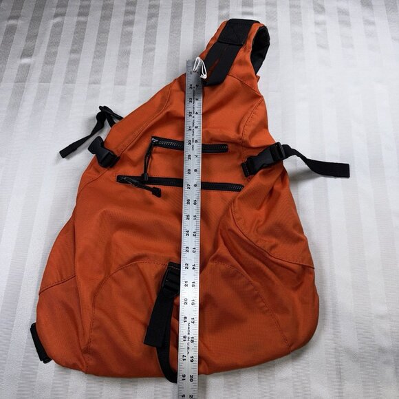 VTG GAP Sling Bag Backpack ORANGE Crossbody Shoulder Tactical Gorpcore Y2K EUC - Picture 4 of 11